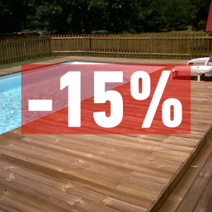 15% sur les terrasses